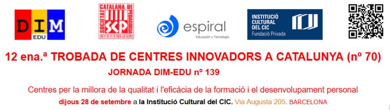 Ponentes en la XIIa Encuentro de Centros Innovadores en Catalunya